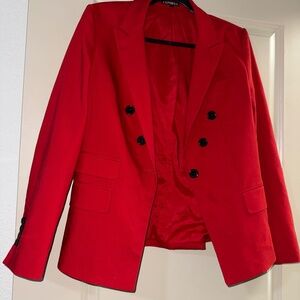 Express red blazer size 10